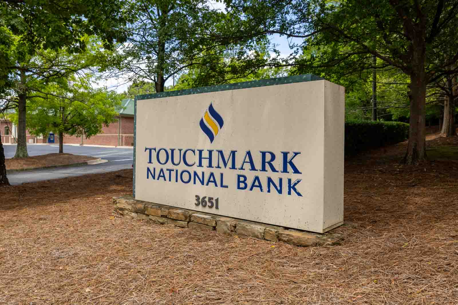 Touchmark National Bank exterior sign